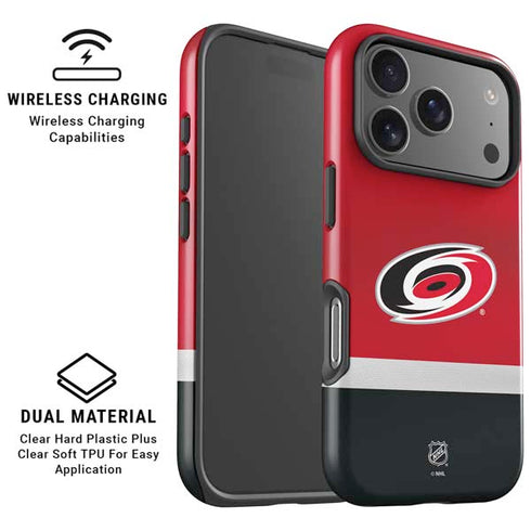 NHL Carolina Hurricanes Jersey iPhone 17 Pro Max Magsafe Impact Case