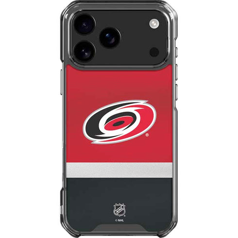 NHL Carolina Hurricanes Jersey iPhone 18 Pro Max Clear Case