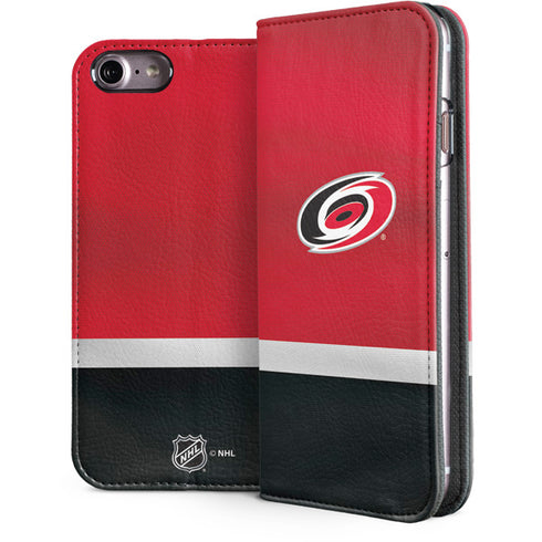 NHL Carolina Hurricanes Jersey iPhone 8 Folio Case