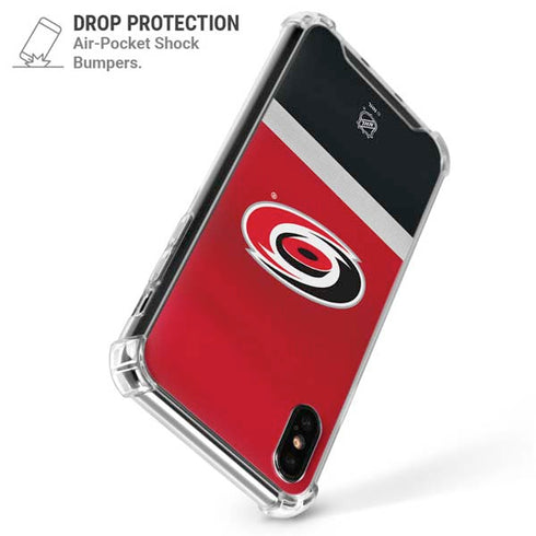 NHL Carolina Hurricanes Jersey iPhone X/XS Clear Case