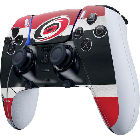 NHL Carolina Hurricanes Jersey PS5 DualSense Edge Pro Controller Skin