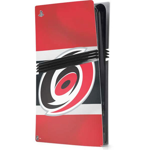 NHL Carolina Hurricanes Jersey PS5 Pro Console Skin