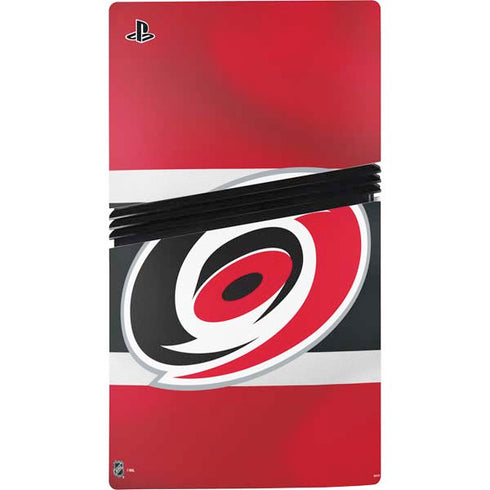NHL Carolina Hurricanes Jersey PS5 Pro Console Skin