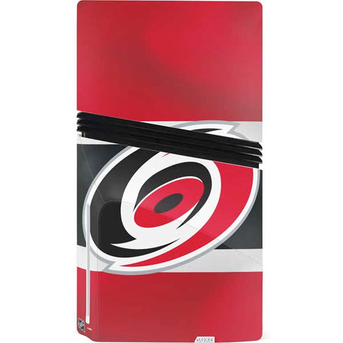 NHL Carolina Hurricanes Jersey PS5 Pro Disk Console Skin
