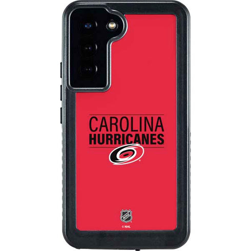 NHL Carolina Hurricanes Lineup Galaxy S24 Plus Waterproof Case
