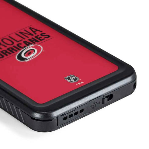 NHL Carolina Hurricanes Lineup Galaxy S24 Plus Waterproof Case