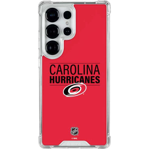 NHL Carolina Hurricanes Lineup Galaxy S25 Ultra Clear Case