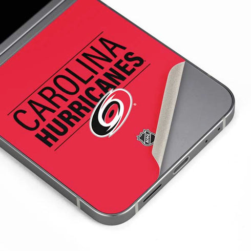 NHL Carolina Hurricanes Lineup Galaxy Z Flip6 Skin