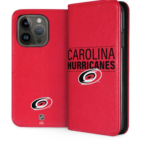 NHL Carolina Hurricanes Lineup iPhone 15 Pro Folio Case