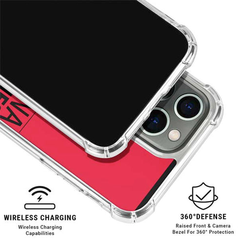 NHL Carolina Hurricanes Lineup iPhone 16 Pro Clear Case