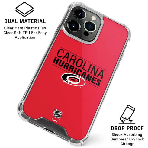 NHL Carolina Hurricanes Lineup iPhone 16 Pro Clear Case