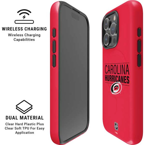 NHL Carolina Hurricanes Lineup iPhone 16 Pro Magsafe Impact Case