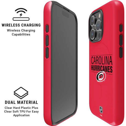 NHL Carolina Hurricanes Lineup iPhone 16 Pro Max Magsafe Impact Case