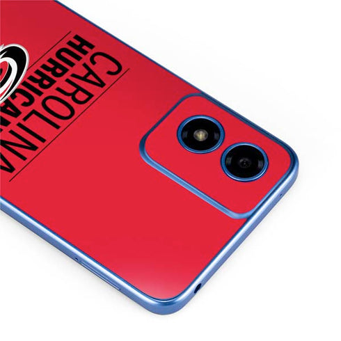 NHL Carolina Hurricanes Lineup Moto G Play 4G (2024) Skin