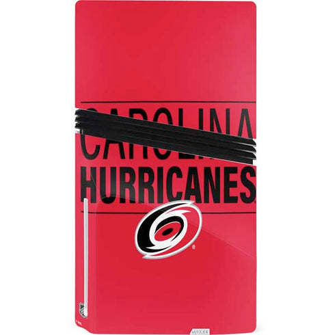 NHL Carolina Hurricanes Lineup PS5 Pro Disk Console Skin