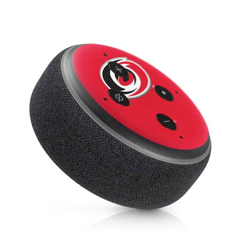 NHL Carolina Hurricanes Solid Background Amazon Echo Dot Skin