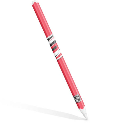 NHL Carolina Hurricanes Solid Background Apple Pencil (2nd Gen 2019) Skin
