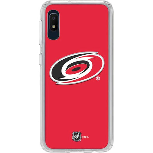 NHL Carolina Hurricanes Solid Background Galaxy Cases