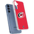 NHL Carolina Hurricanes Solid Background Galaxy A55 5G Clear Case
