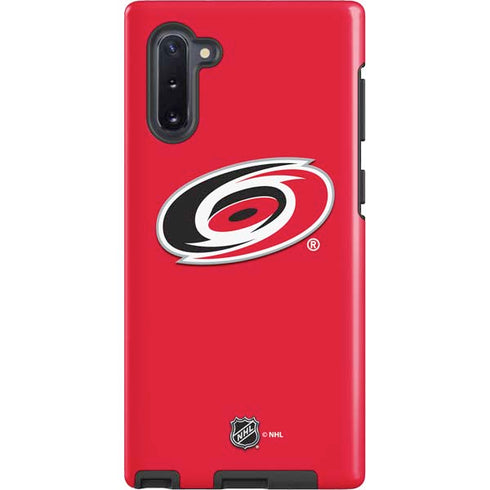 NHL Carolina Hurricanes Solid Background Galaxy Cases