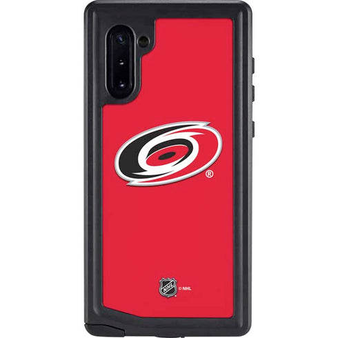 NHL Carolina Hurricanes Solid Background Galaxy Cases
