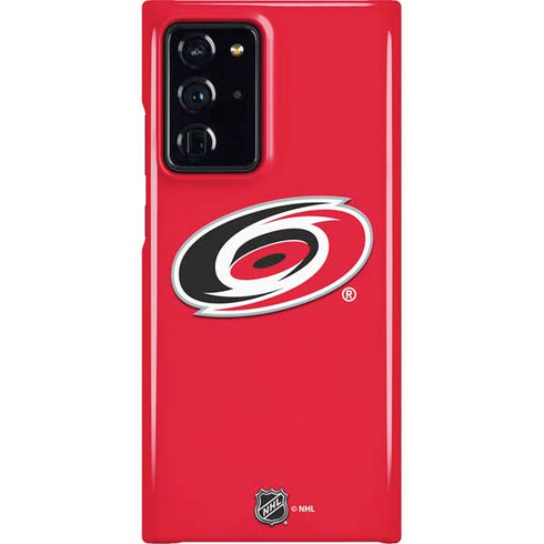 NHL Carolina Hurricanes Solid Background Galaxy Cases
