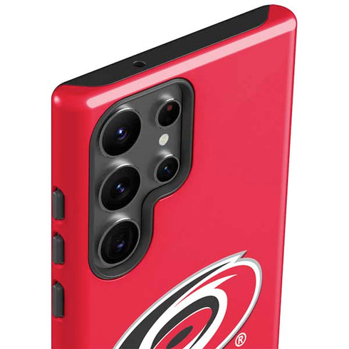 NHL Carolina Hurricanes Solid Background Galaxy S23 Ultra Pro Case