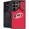 NHL Carolina Hurricanes Solid Background Galaxy S24 Ultra Kickstand Case