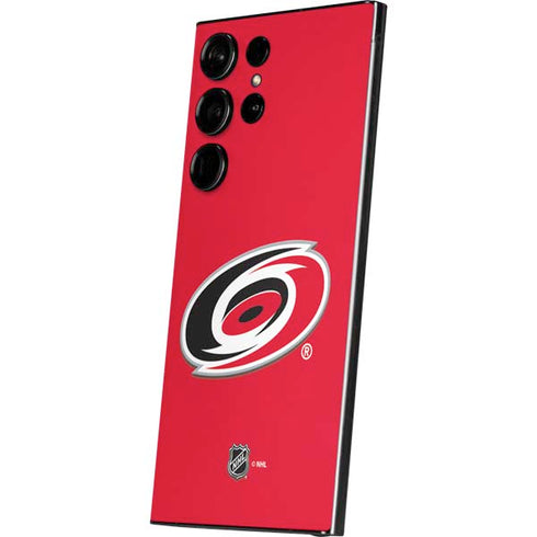 NHL Carolina Hurricanes Solid Background Galaxy S24 Ultra Skin