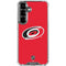 NHL Carolina Hurricanes Solid Background Galaxy S26 Clear Case
