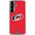 NHL Carolina Hurricanes Solid Background Galaxy S26 Clear Case