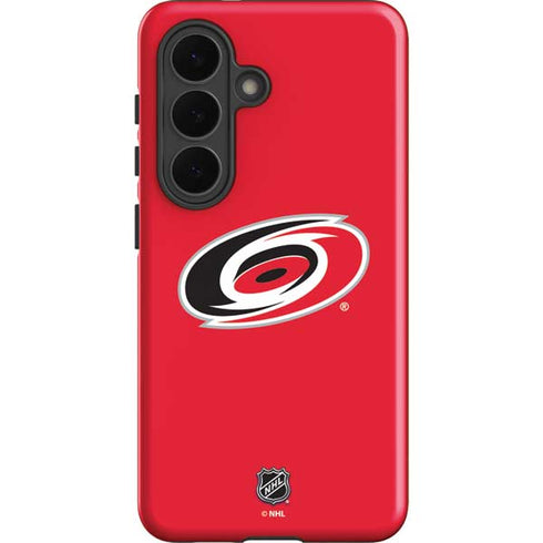 NHL Carolina Hurricanes Solid Background Galaxy S26 Plus Impact Case
