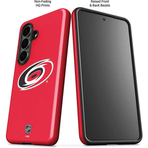 NHL Carolina Hurricanes Solid Background Galaxy S26 Plus Impact Case