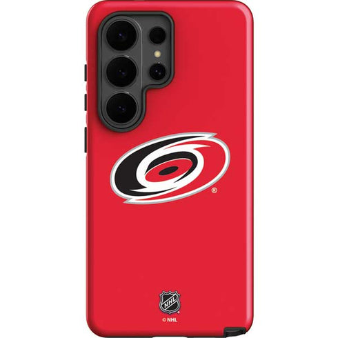 NHL Carolina Hurricanes Solid Background Galaxy S26 Ultra Impact Case