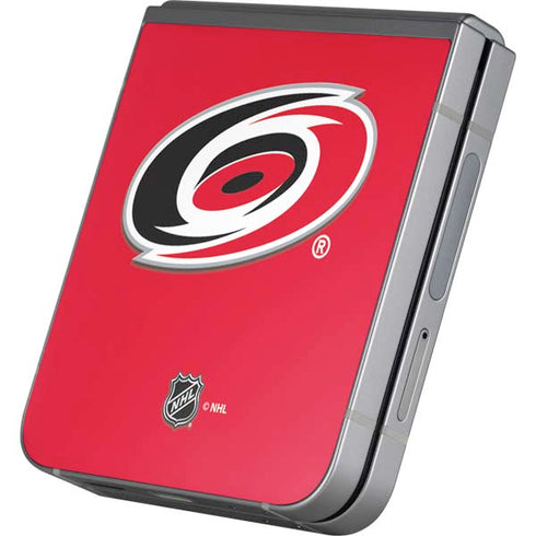 NHL Carolina Hurricanes Solid Background Galaxy Z Flip6 Skin