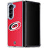 NHL Carolina Hurricanes Solid Background Galaxy Z Fold5 5G Clear Case