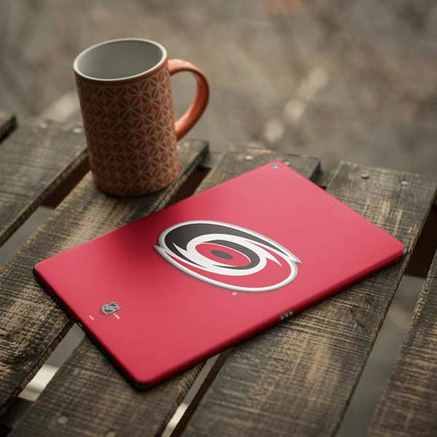 NHL Carolina Hurricanes Solid Background iPad Skins