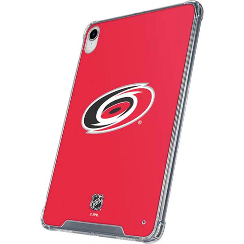 NHL Carolina Hurricanes Solid Background iPad 11th Gen (2025) Clear Case