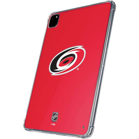 NHL Carolina Hurricanes Solid Background iPad Pro 11in (2024) Clear Case