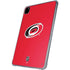 NHL Carolina Hurricanes Solid Background iPad Pro 11in (2024) Clear Case