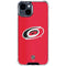 NHL Carolina Hurricanes Solid Background iPhone 15 Clear Case
