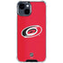 NHL Carolina Hurricanes Solid Background iPhone 15 Clear Case