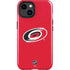 NHL Carolina Hurricanes Solid Background iPhone 15 Impact Case
