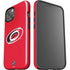 NHL Carolina Hurricanes Solid Background iPhone 15 Impact Case
