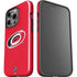 NHL Carolina Hurricanes Solid Background iPhone 15 Pro Impact Case