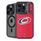 NHL Carolina Hurricanes Solid Background iPhone 15 Pro Max Kickstand Case