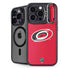 NHL Carolina Hurricanes Solid Background iPhone 15 Pro Max Kickstand Case
