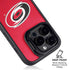 NHL Carolina Hurricanes Solid Background iPhone 15 Pro Max Kickstand Case