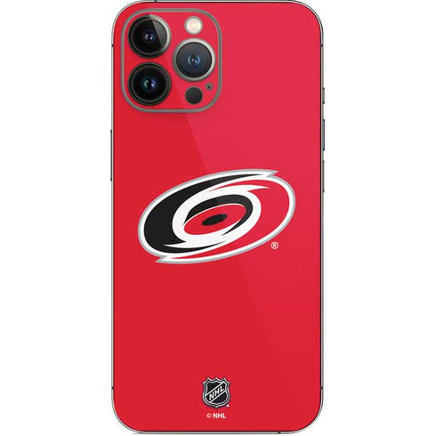 NHL Carolina Hurricanes Solid Background iPhone 15 Pro Max Skin