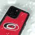 NHL Carolina Hurricanes Solid Background iPhone 15 Pro Waterproof Case